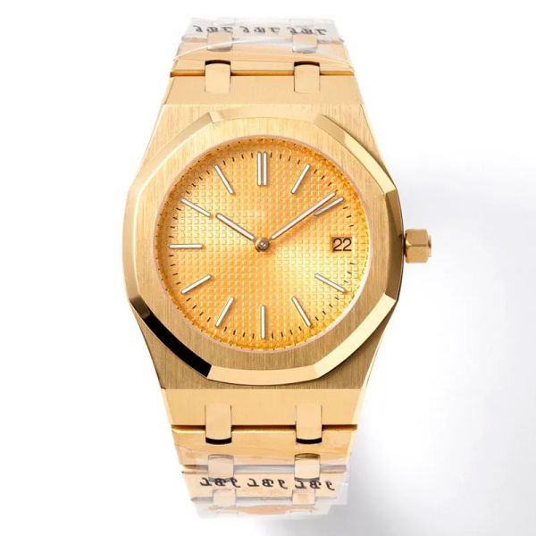 

kz factory watch cal.2121 movement watches 39mm sapphire stainless steel waterproof business wristwatches for men wristwatch montre de luxe, Slivery;brown