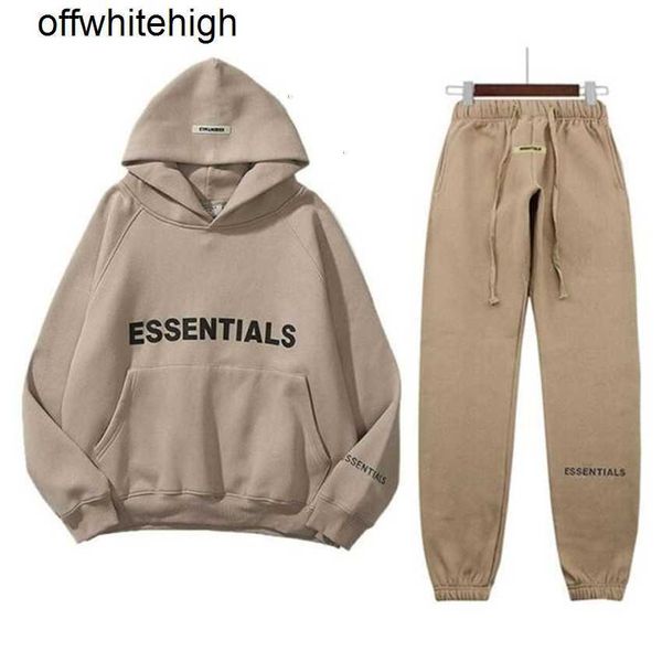 

fashion multi thread essentials trend new chest stamping hoodie, Gray