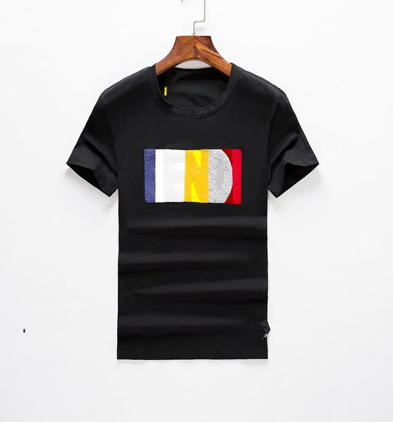 

2023ss summer design t shirts for men luxury letter embroidery t shirt mens women clothing short sleeved tshirt men tees, White;black