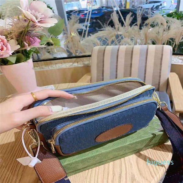 

designer- camera bales chest pockets oblique satchel denim women genuine leather handbags handbag shoulder bags top