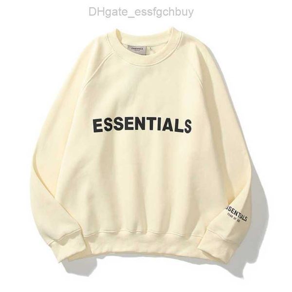 

ess sweatshirts luxury men's jackets hoodies men women essentials chest letter sweater sportswear hooded casual pullover couple jacket, Black