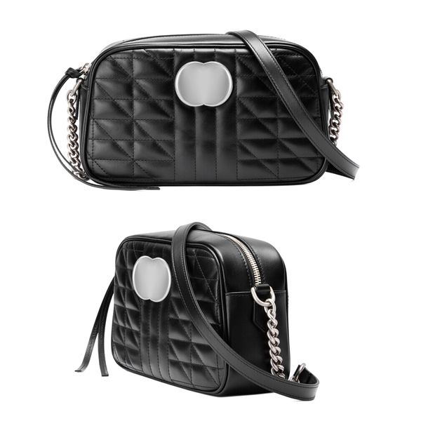 

fashion camera bags clutch totes marmont leather shoulder bags crossbody bag travel metal logo chain luxury designer famous womens mens wall