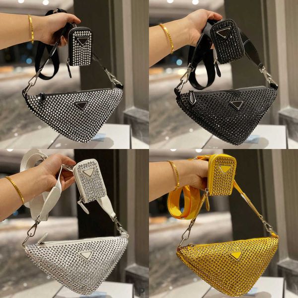 

shoulder bags womens designer bag luxurys handbag crossbody bags shoulder two piece set woman wallet fashion all-match inlaid brick purses h