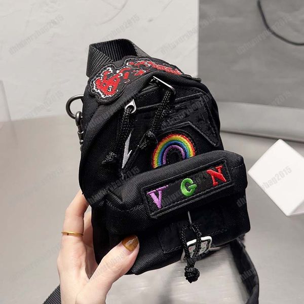 

mini fashion backpack classic black back pack rs luxury backpacks artwork zipper back packs sports high-quality wholesale shopping wallets