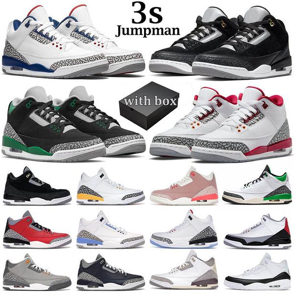 

jumpman 3 basketball shoes 3s retroes sneakers muslin pine green desert elephant dark iris racer blue neapolitan unc cardinal red cool grey