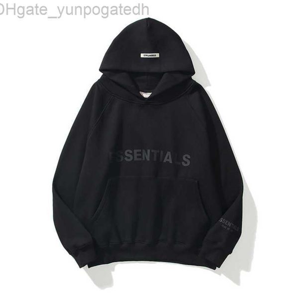 

jackets ess men's luxury sweatshirts hoodies men women letter essentials pullover hoodie hooded hip hop loose sweater casual sweatshir, Black;brown