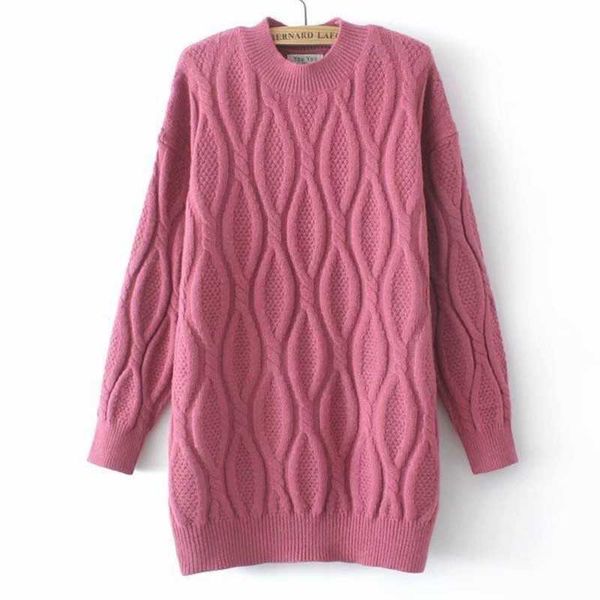 

women's sweaters knits tees women clothing sweater plus size autumn winter curve jumper simple casual argyle twist female knitted pullo, White;black