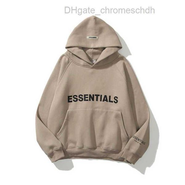 

ess sweatshirts luxury men's jackets hoodies men women essentials chest letter sweater sportswear hooded casual pullover couple jacket, Black