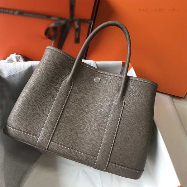 

original edition designer bags garden party handbag quality large capacity shopping bag fashion classic handmade togo leather women's g