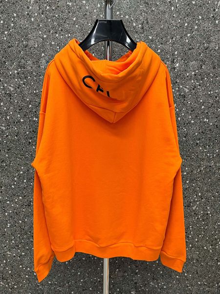 

womens hoodies mens sweatshirts pullover hooded loose sweater street fashion letter design simple style couple outfit plus size orange hoodi, Black