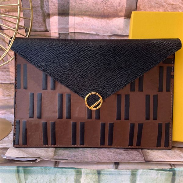 

clutch bag flat pouch gray fabric designer mens pouches diagonal letter pringting leather wash bags fashion zipper closure handbag purse toi