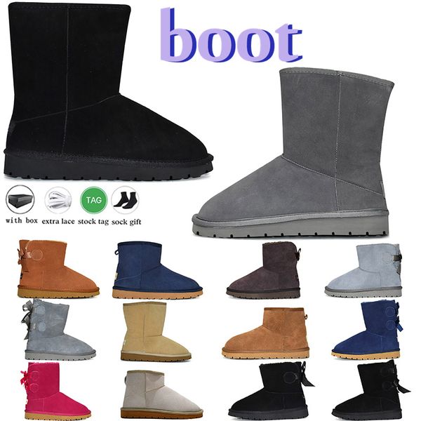 

boot shoe luxury classic australie australia brown furry booties navy pink black fashion designer booties bottes ankle bow autumn winter sho