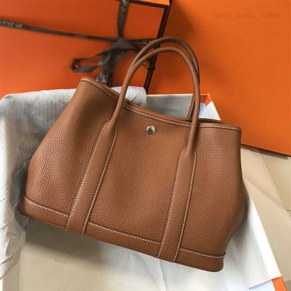 

garden party designer bags garden party handbag large capacity shopping bag fashion classic handmade togo leather women's genuine leath
