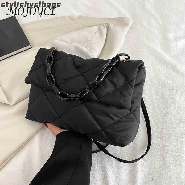 

totes chain crossbody square bags casual flap ladies shoulder bags fashion quilted all-match winter large capacity for girls shopping 010523