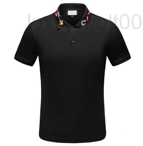 

men's polos designer summer tee t-shirt for mens designer polo shirts high street embroidery garter snakes little bee print clothing me, White;black