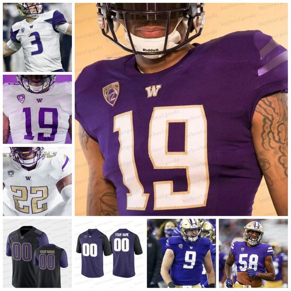 

custom washington huskies football jersey michael penix jr. wayne taulapapa cameron davis mcmillan polk tuputala trice odunze nixon cook tur, Black;red