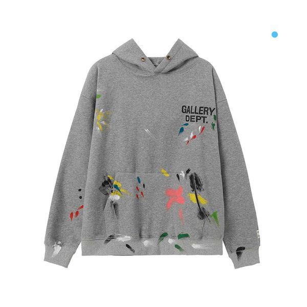 

hoodie for men hoody fashion brand designer casual leisure oversize jacket zipper high street2022 street painted graffiti splash ziks, Black