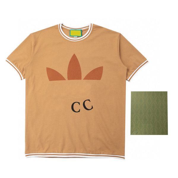 

men's plus tees polos round neck embroidered and printed polar style summer wear with street pure cotton vgr, Black;brown