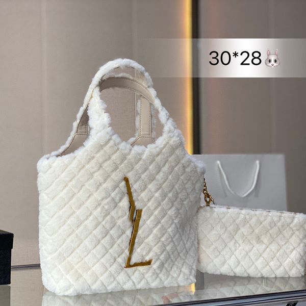 

tote bags diamond lattice fashion women shopping bag latest handbags purse large capacity hardware letter solid color mini zipper bag