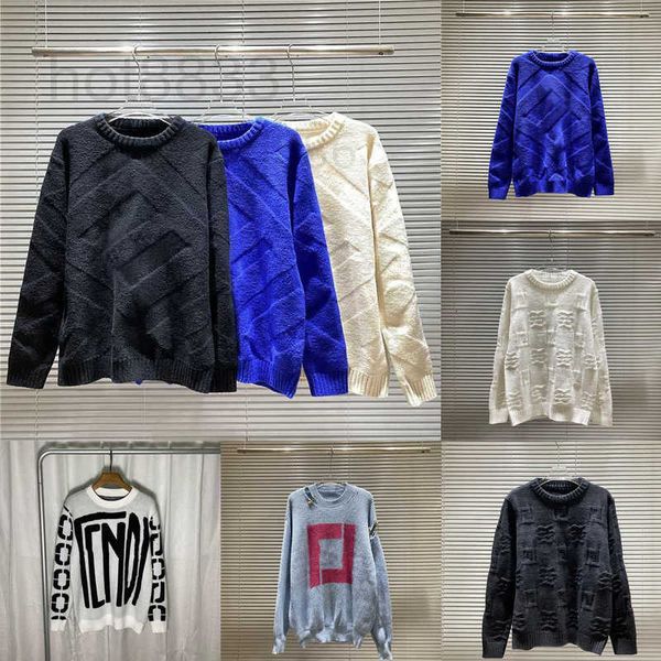 

men's sweaters designer designers mens womens pullover fashion classic round neck long sleeve sweater m57n, White;black