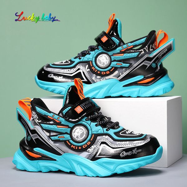 

sneakers children boys mesh tennis shoes breathable fashion kids soft lightweight child casual walking boy autumn 230105, Black;red