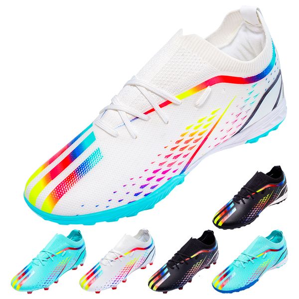 

dress shoes stylish comfortable youth training match sports football outdoor indoor grass 3545 230105, Black