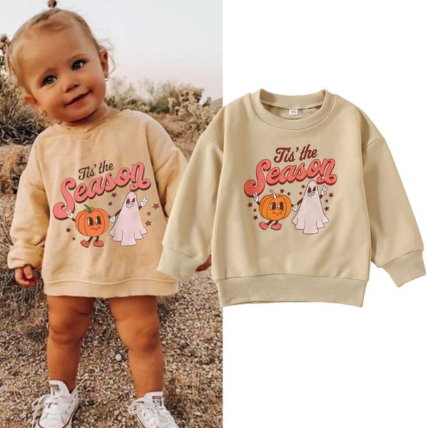 

pullover 08 30 lioraitiin 0 5years toddler baby girl boy autumn halloween clothing long sleeve cartoon pumpkin printed sweatshirt 230104, Blue