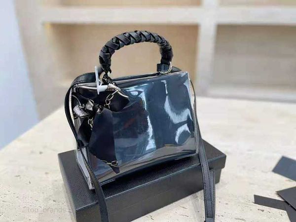 

luxurys designers shoulder bags women handbag lady shopping purse tote bag transparent preparation clutch crossbody handbags with box top