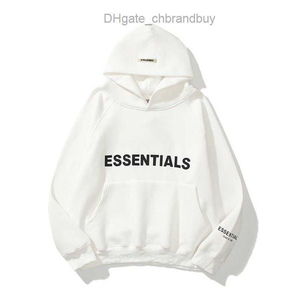 

ess luxury men's sweatshirts jackets hoodies men women essentials chest letter sweater sportswear hooded casual pullover couple sweats, Black;brown