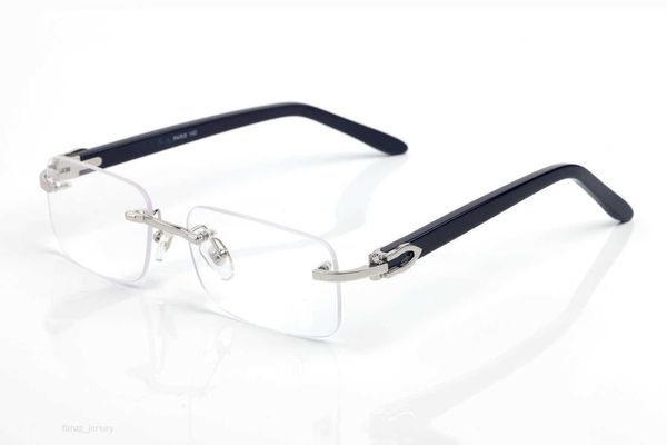 

buffalo horn sunglasses designer woman multiple styles mens fashion trend street shooting eyeglasses rimless personality business affairs go, White;black