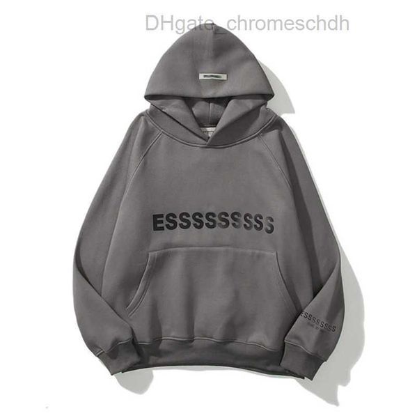 

sweatshirts essentials luxury men's jackets ess hoodies men women chest letter pullover loose hooded sweatshirt sweater casual hoodie, Black;brown