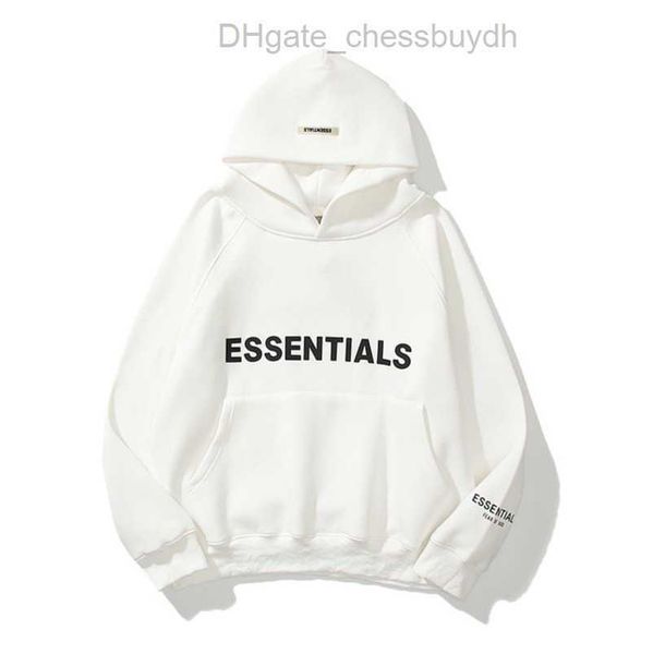 

sweatshirts ess men's luxury jackets hoodies men women letter essentials pullover hoodie hooded hip hop loose sweater casual sweatshir, Black;brown