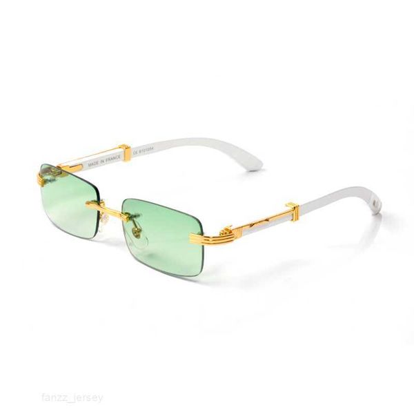 

square sunglasses designer glasses transparent lenses gradient rimless sunglasses women mens man fashion carti design crystal cutting good, White;black