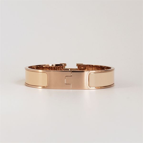 

gold bangle h letter luxury brand charm bracelets designer for women fashion custom accessories party wedding valentine's day birthday, Black