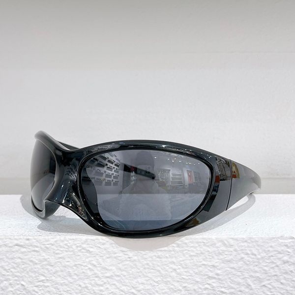 

sunglasses for men women summer 0252 mask olecranon style anti-ultraviolet retro plate full frame fashion eyeglasses random box 0252s, White;black