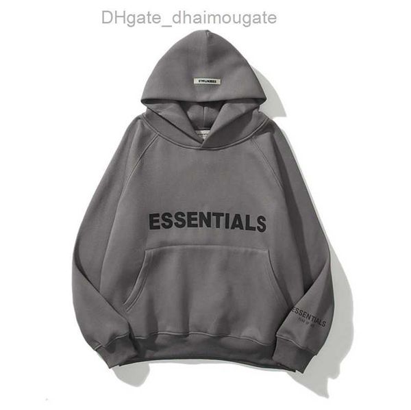 

sweatshirts luxury ess men's jackets hoodies men women letter essentials pullover hoodie hooded hip hop loose sweater casual sweatshir, Black;brown
