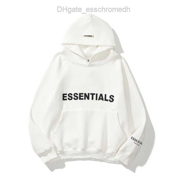 

jackets men's ess luxury sweatshirts hoodies men women letter essentials pullover hoodie hooded hip hop loose sweater casual sweatshir, Black;brown