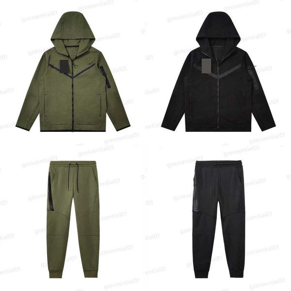 

tech fleece jacket mens veste luxe breathable basketball training coat zipper pocket splicing straight hooded sweatshirts designer jackets f, Black;brown