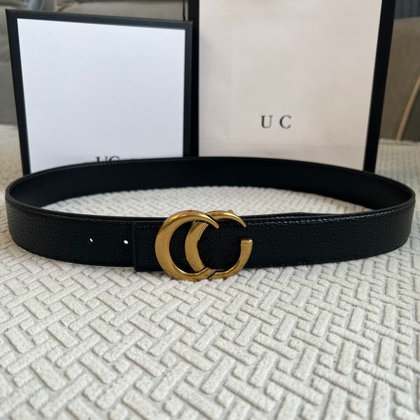 

luxurys desingers belts fashion lychee grain skin designer belt trend letter jeans with woman and man leisure retro decoration 3.8cm wide, Black;brown