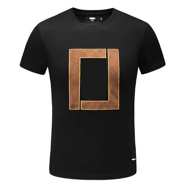 

2023 design shirt casual luxury design t shirts for men tee shirts letter embroidery t shirt mens tees short sleeved tshirts, White;black