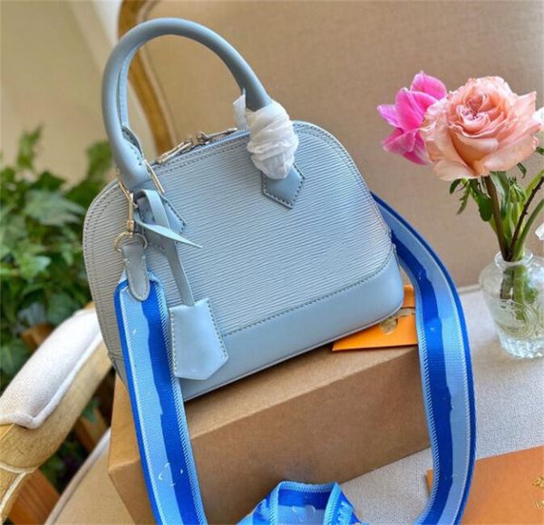 

shell bags alma bb handbag women l cosmetic tote designer shoulder crossbody bag luxurious water ripple lady fashion messenger wallet satche