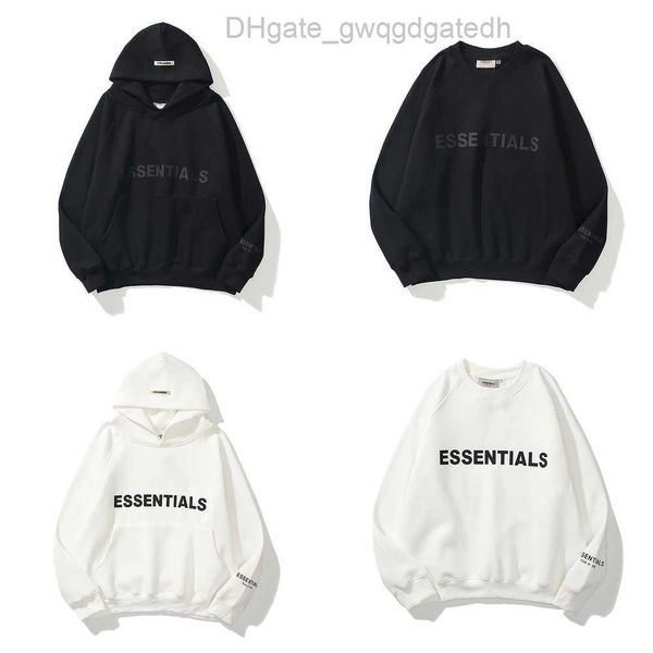 

sweatshirts luxury men's jackets ess hoodies men women essentials chest letter sweater sportswear hooded casual pullover couple sweats, Black;brown