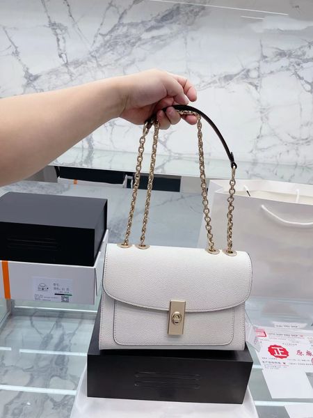 

fashion pochette bag luxury crossbody bags womens designer handbags white genuine leather chain classic flap purses designer woman handbag s