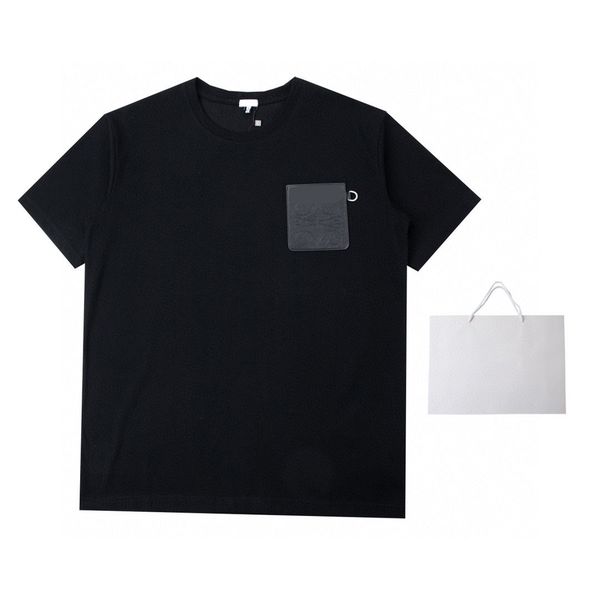 

men's plus tees & polos round neck embroidered and printed polar style summer wear with street pure cotton gwf, Black;brown