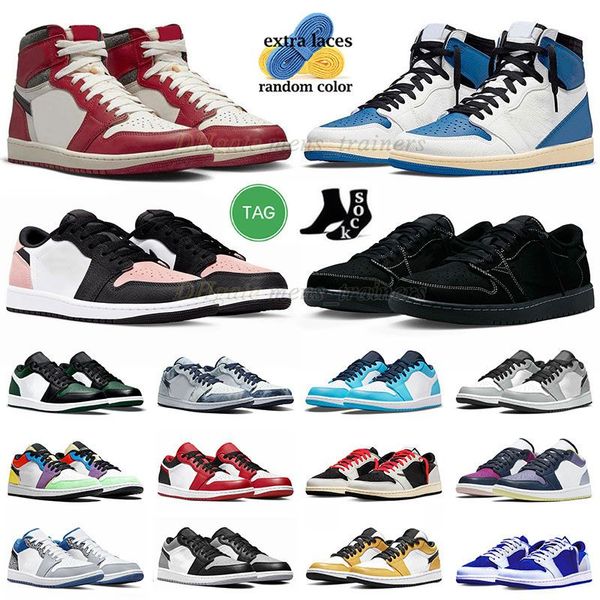 

1s high og chicago jumpman 1 basketball shoes ts blackphantom sail black toe reimagined phantom reverse mocha brown olive green fragment pin