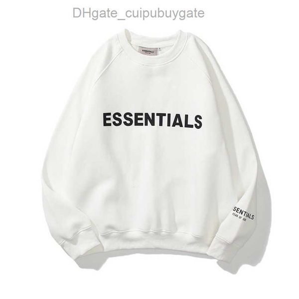 

luxury men's ess jackets sweatshirts hoodies men women essentials chest letter sweater sportswear hooded casual pullover couple sweats, Black;brown