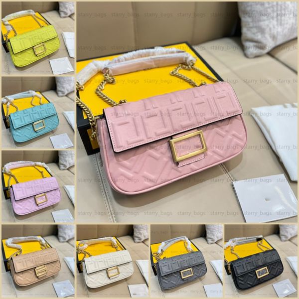 

fashion baguette handbags shoulder luxury designer bags gold chain cross body women handbag f bag 8 colors flip cover crossbody handbag purs