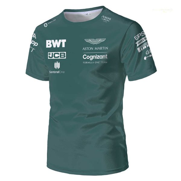 

men's t-shirts 2023 f1 team formula one t shirt summer new men women 3d print short sleeve oversize round neck aston martin extreme spo, White;black