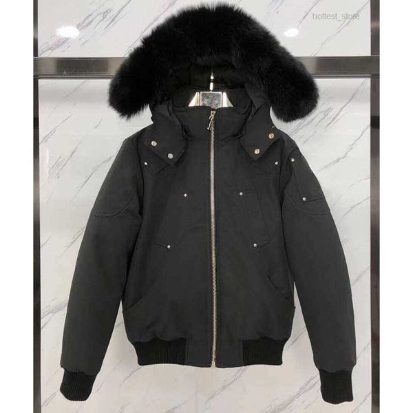 

moose moose down parkas ship fast winter coats outdoor warm man coate outwear jackets 2 rfhj winter jacket 9, Black