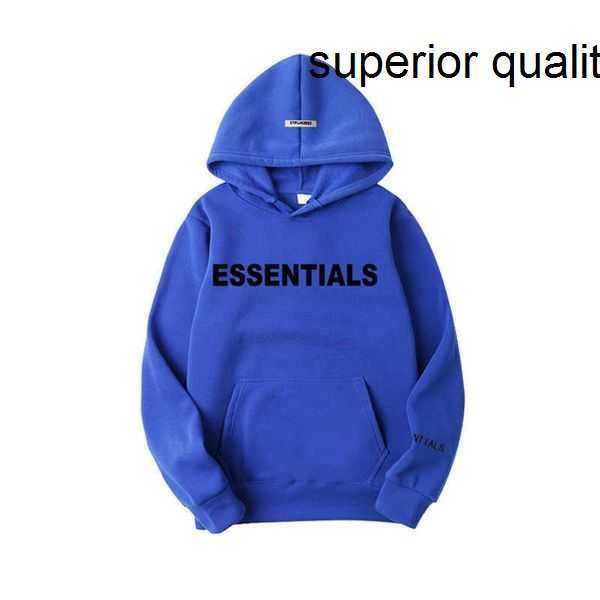 

2023 fashion essentials hoodie men's and women's sweatshirt letter printed oversized sweatshirts hip hop plain hoody for men 7 f1d, Black